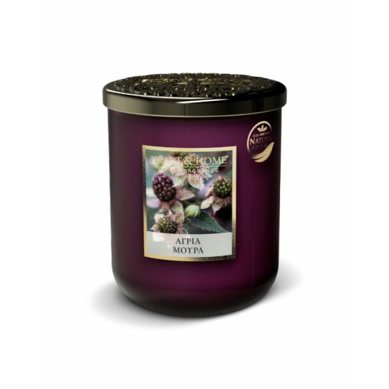 Κερί Heart & Home μεγάλο Άγρια μούρα 320gr