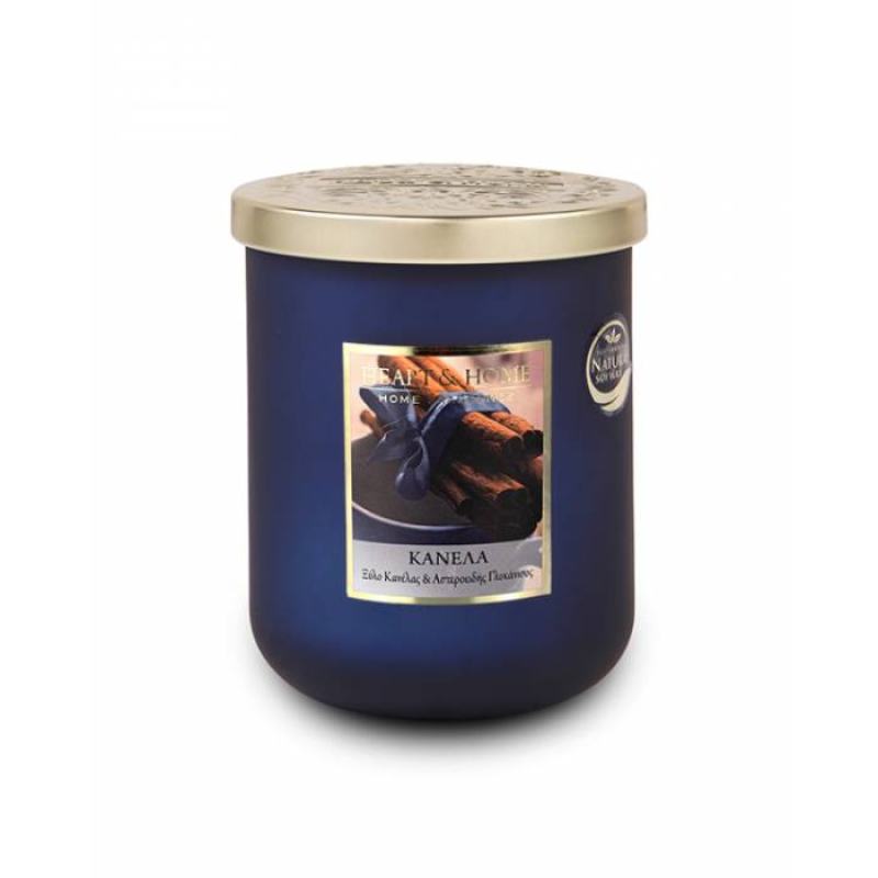 Κερί Heart & Home μεγάλο Κανέλα 320gr