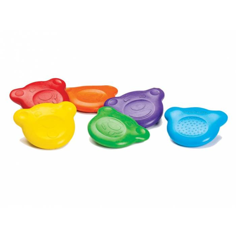 Κηρομπογιές Carioca Baby Teddy Bear Shape 6 τεμ