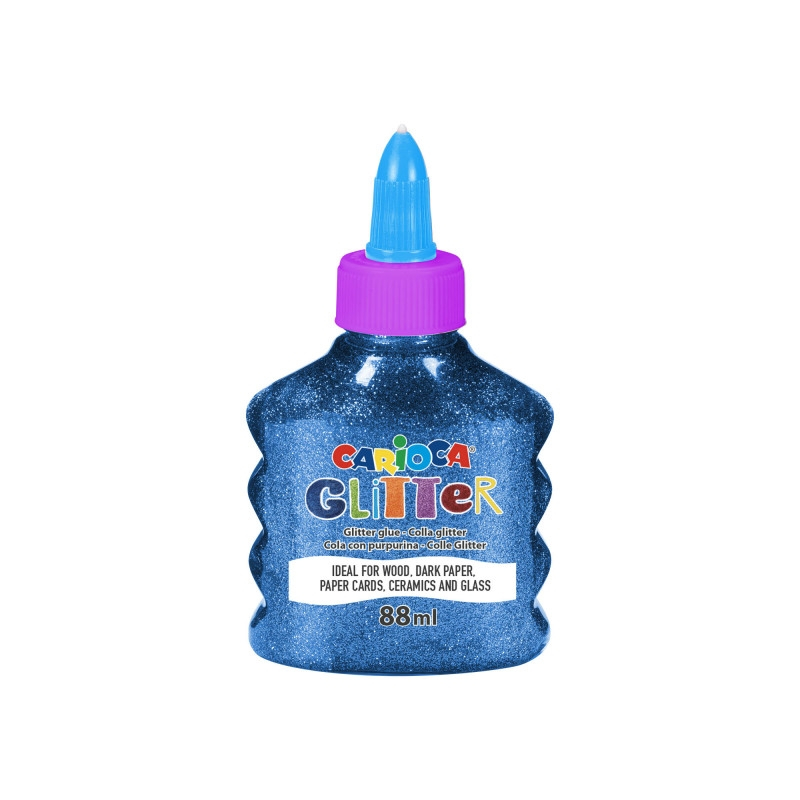 Κόλλα Carioca Glitter 88ml Μπλε