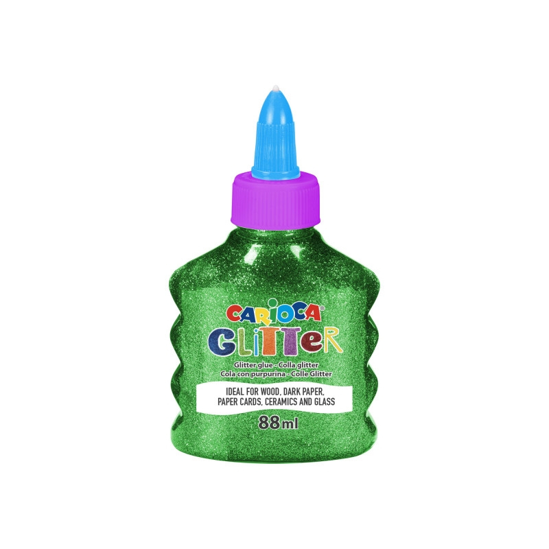 Κόλλα Carioca Glitter 88ml Πράσινο
