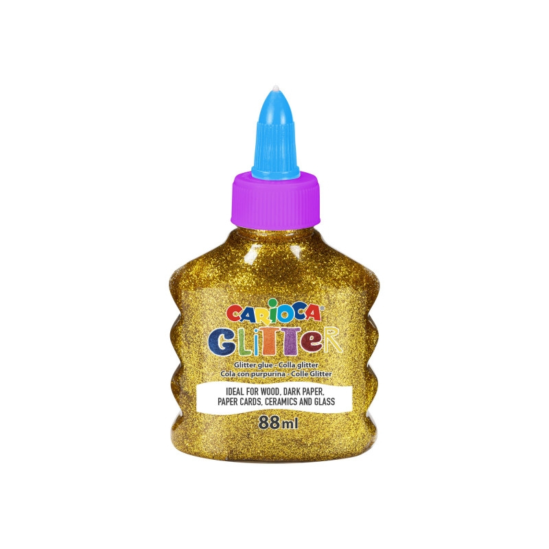 Κόλλα Carioca Glitter 88ml Χρυσό