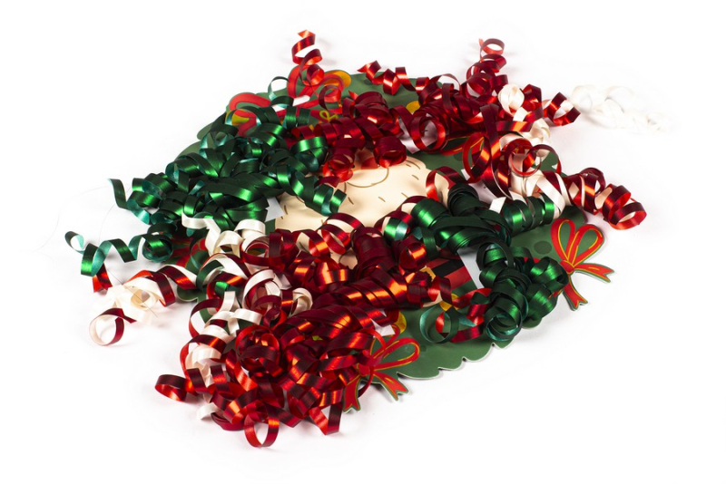 Κορδέλες συσκευασίας δώρου Tri-Coastal Curly Santa