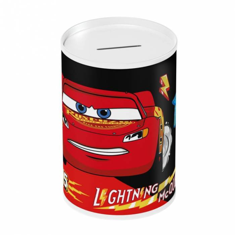 Κουμπαράς μεταλλικός Cars 10x15cm