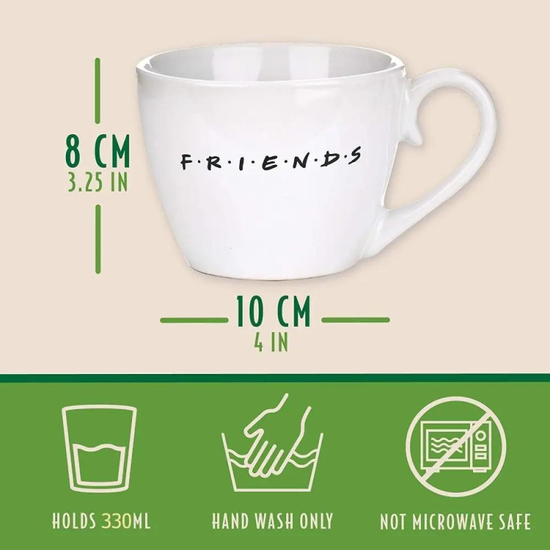Κούπα καπουτσίνο Friends Central Perk 330ml
