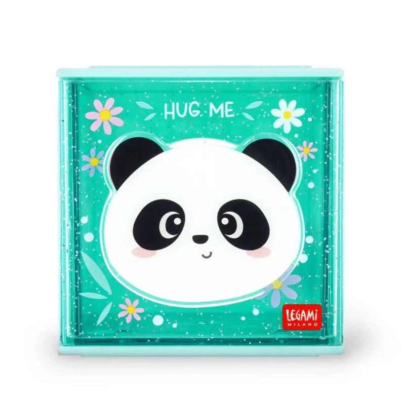 Κουτί αποθήκευσης γραφείου Legami Cutie Cube στοιβαζόμενο Panda