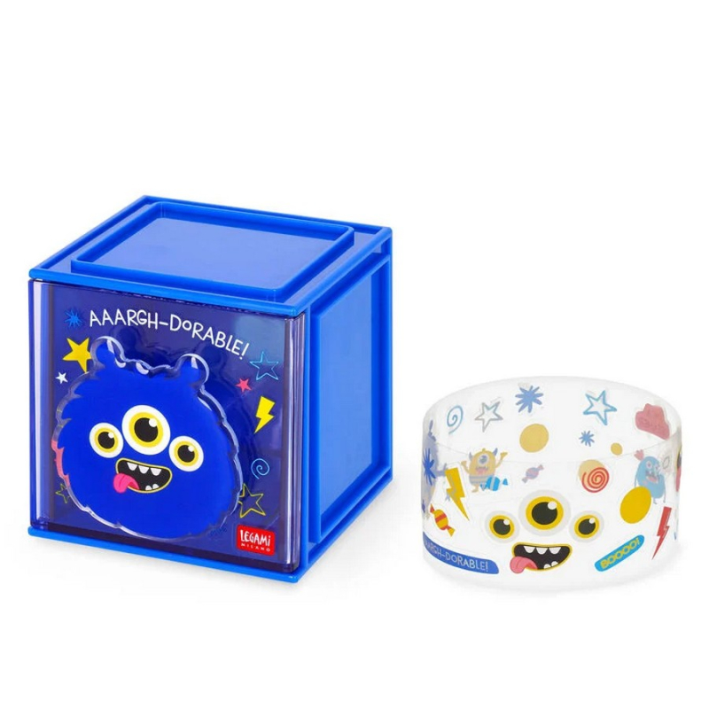 Κουτί αποθήκευσης γραφείου Legami Cutie Cube στοιβαζόμενο Monster