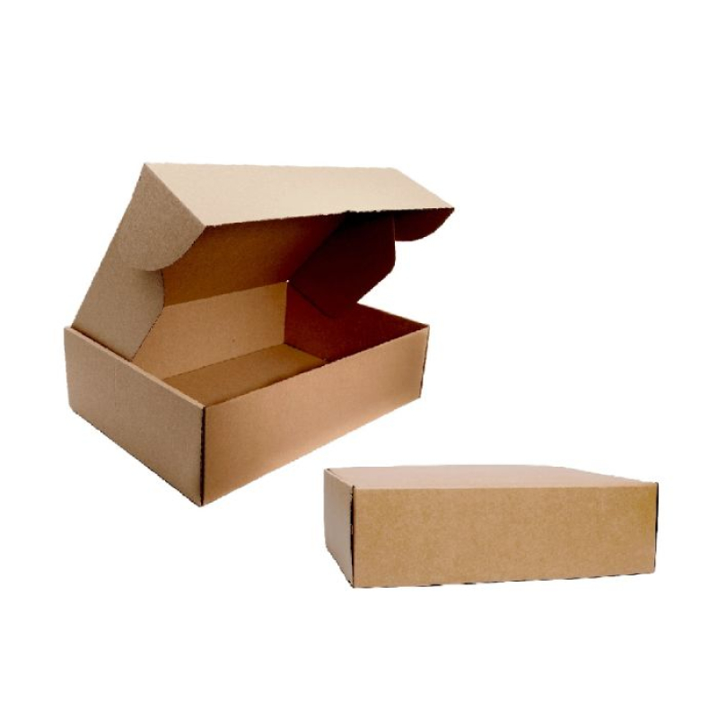 Κουτιά συσκευασίας χάρτινα 32x23x10cm κραφτ 100 τεμ.