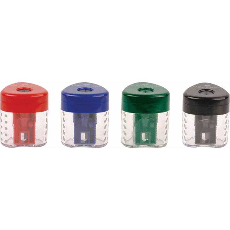 Ξύστρα Faber Castell Auto μονή διάφορα χρώματα