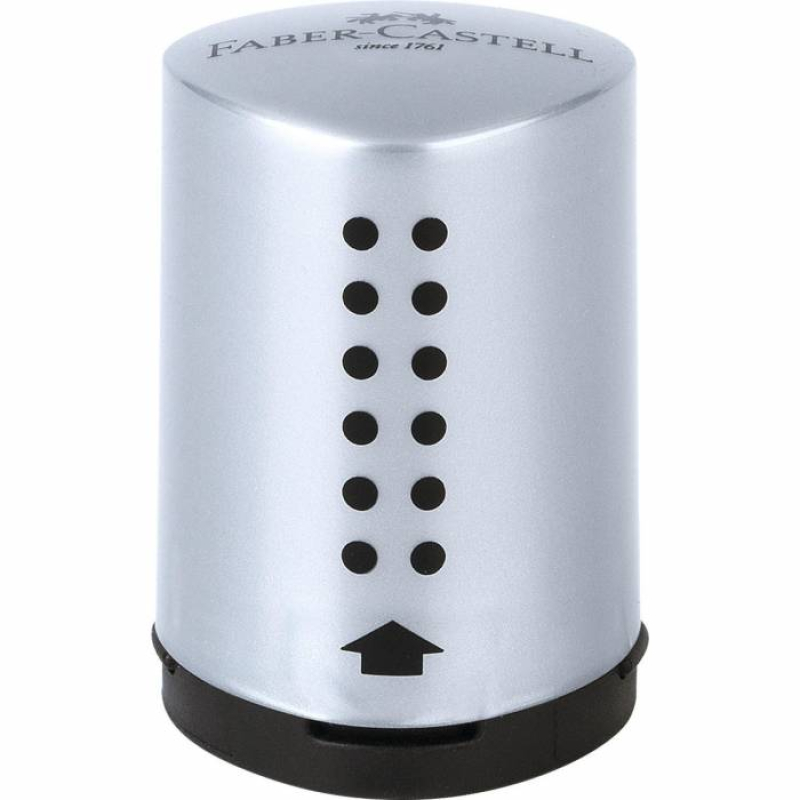 Ξύστρα Faber Castell grip mini γκρι 183700