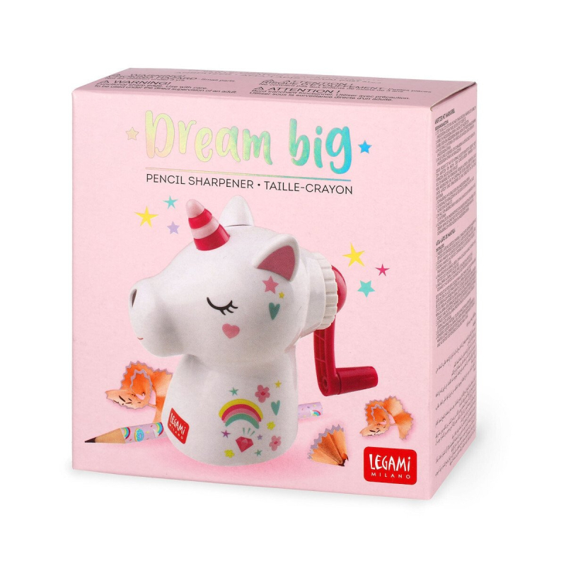 Ξύστρα μανιβέλα Legami Unicorn