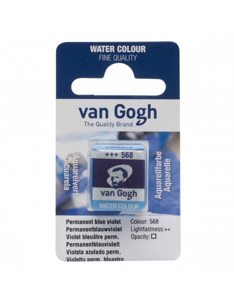 Κύβος ακουαρέλας Van Gogh Permanent Blue Violet 568