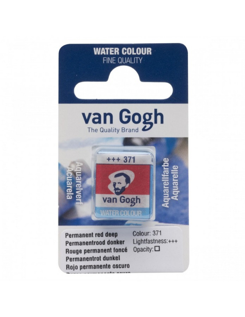 Κύβος ακουαρέλας Van Gogh Permanent Red Deep 371