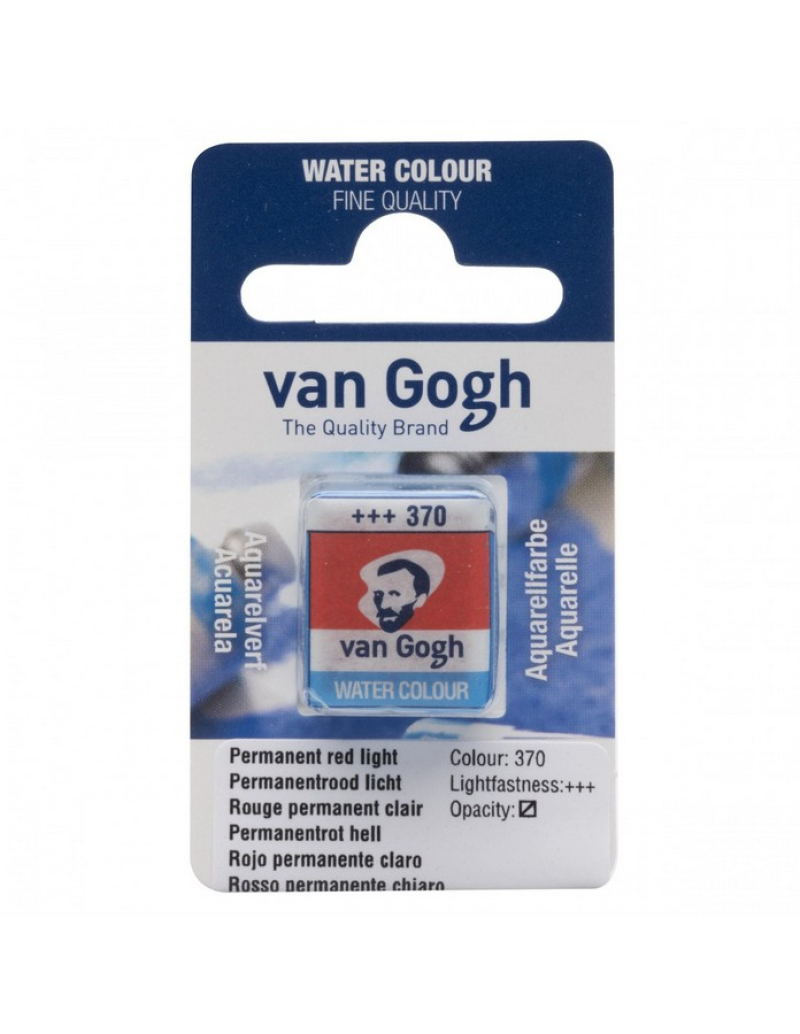 Κύβος ακουαρέλας Van Gogh Permanent Red Light 370