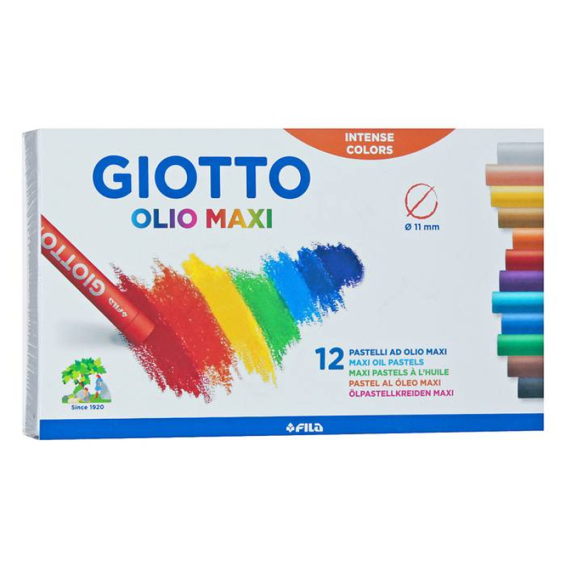 Λαδοπαστέλ Giotto Olio Maxi 12 τεμ