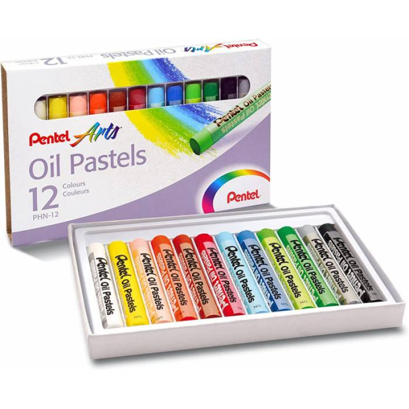Λαδοπαστέλ Pentel 12 τεμ