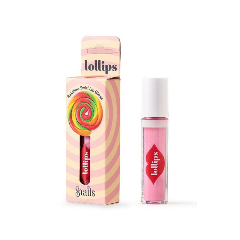 Lollip Gloss Snails Rainbow Swirl 3ml