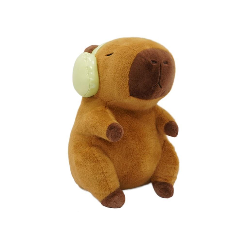 Λούτρινο Capybara Luna Squishcuties με ακουστικά 20cm