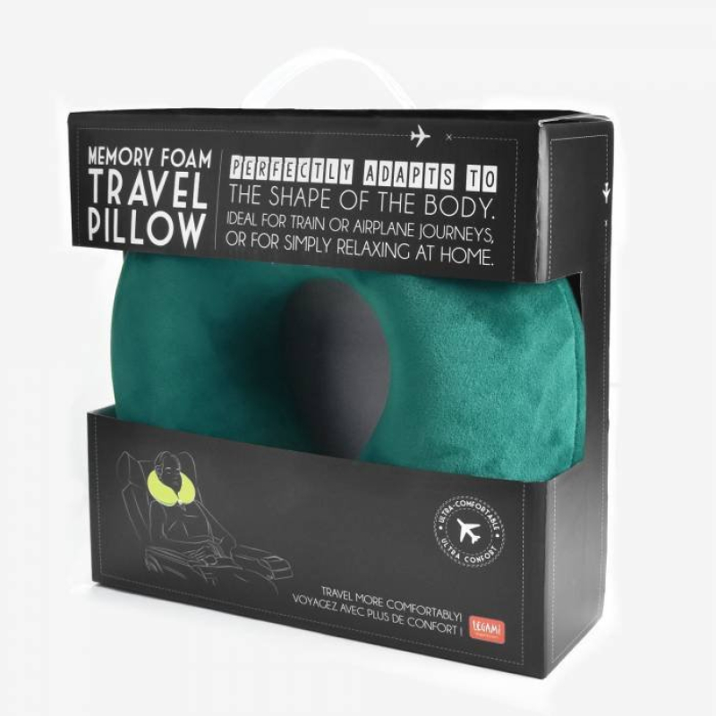 Μαξιλάρι ταξιδίου αυχένα Legami Memory foam τυρκουάζ