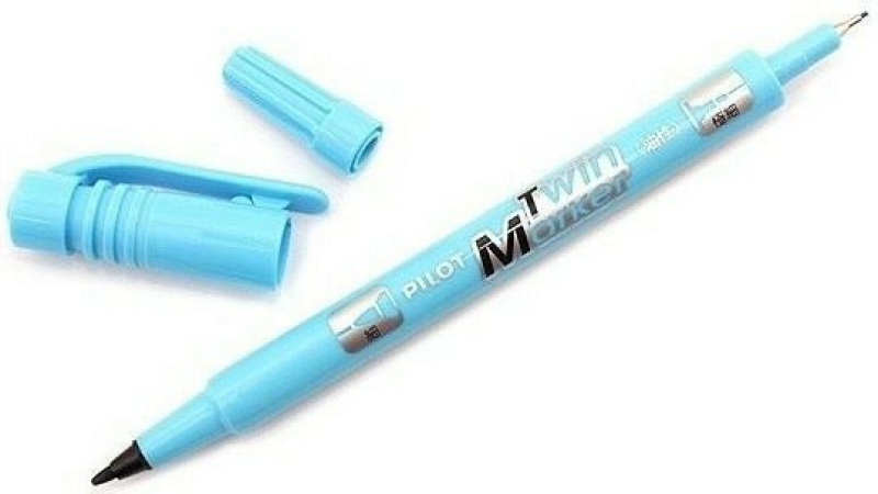Μαρκαδόρος Ανεξίτηλος Pilot Twin BG Light Blue