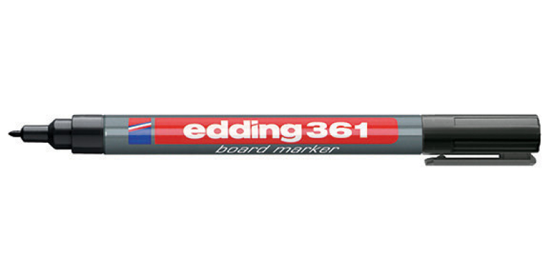 Μαρκαδόρος edding 361 πίνακα πλαστικός μαύρο 1mm