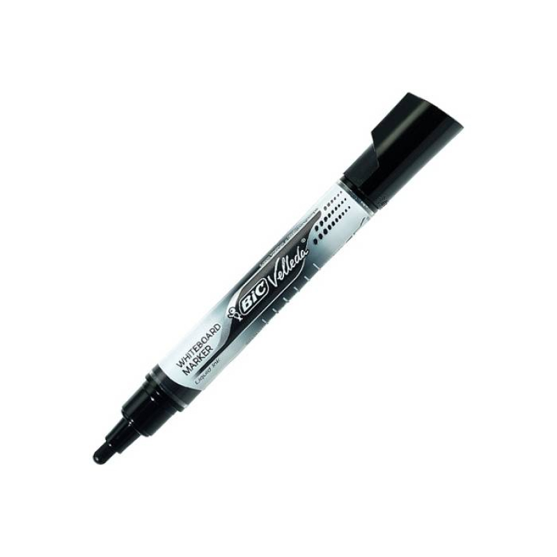 Μαρκαδόρος Πίνακα Bic Liquid Velleda μαύρο