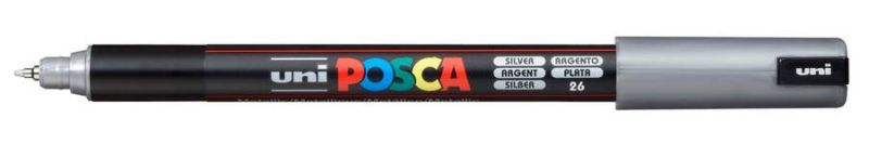 Μαρκαδόρος Posca PC-1MR Silver