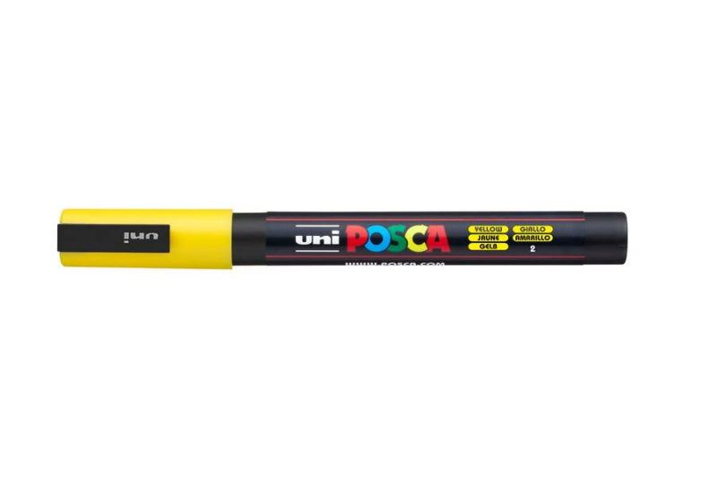Μαρκαδόρος Posca PC-3M Yellow