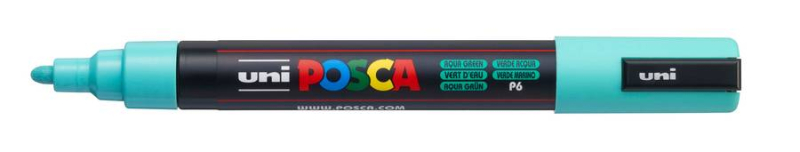 Μαρκαδόρος Posca PC-5M Aqua Green