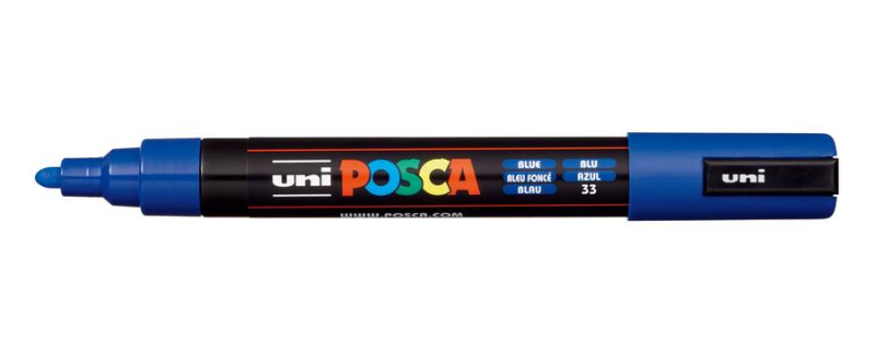 Μαρκαδόρος Posca PC-5M Blue