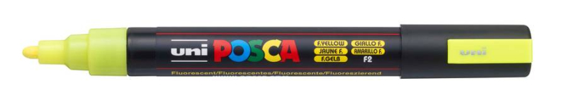 Μαρκαδόρος Posca PC-5M F. Yellow