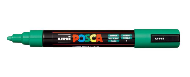 Μαρκαδόρος Posca PC-5M Green