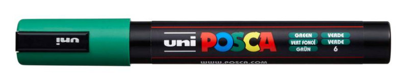 Μαρκαδόρος Posca PC-5M Green