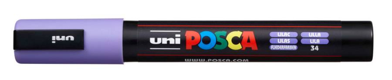 Μαρκαδόρος Posca PC-5M Lilac