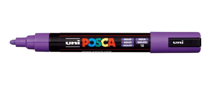 Μαρκαδόρος Posca PC-5M Violet
