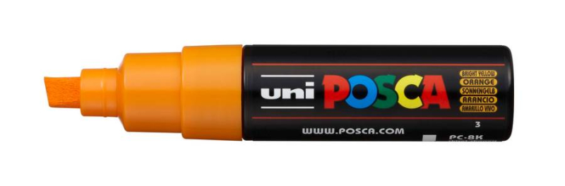 Μαρκαδόρος Posca PC-8K Bright Yellow