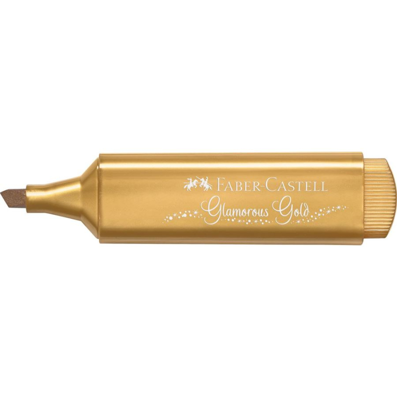 Μαρκαδόρος Υπογράμμισης Faber Castell 1546 μεταλλικό χρυσό