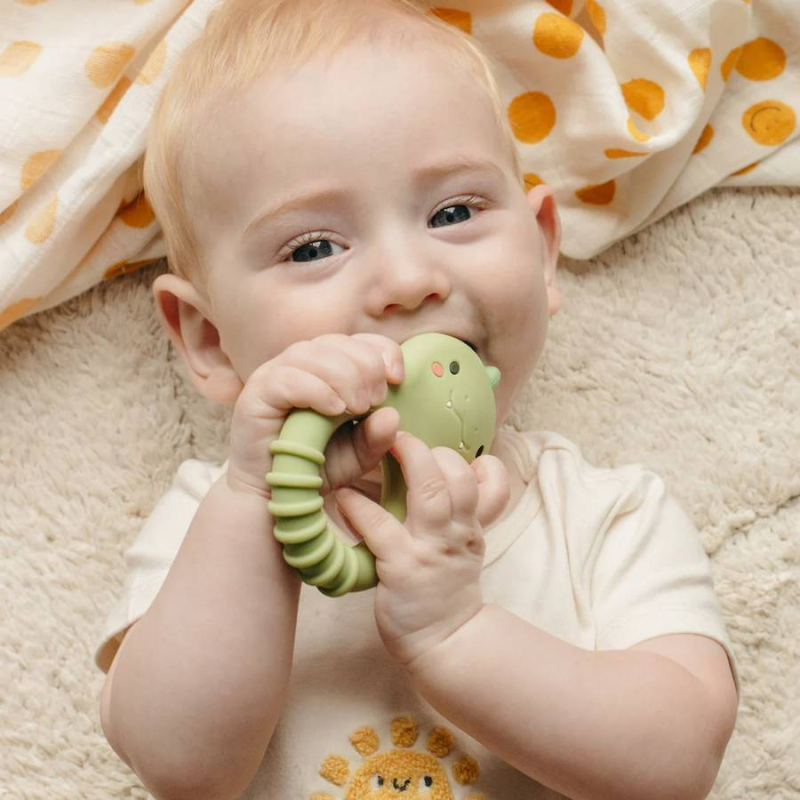 Μασητικό παιχνίδι Tiger Tribe Silicone Teether Dino