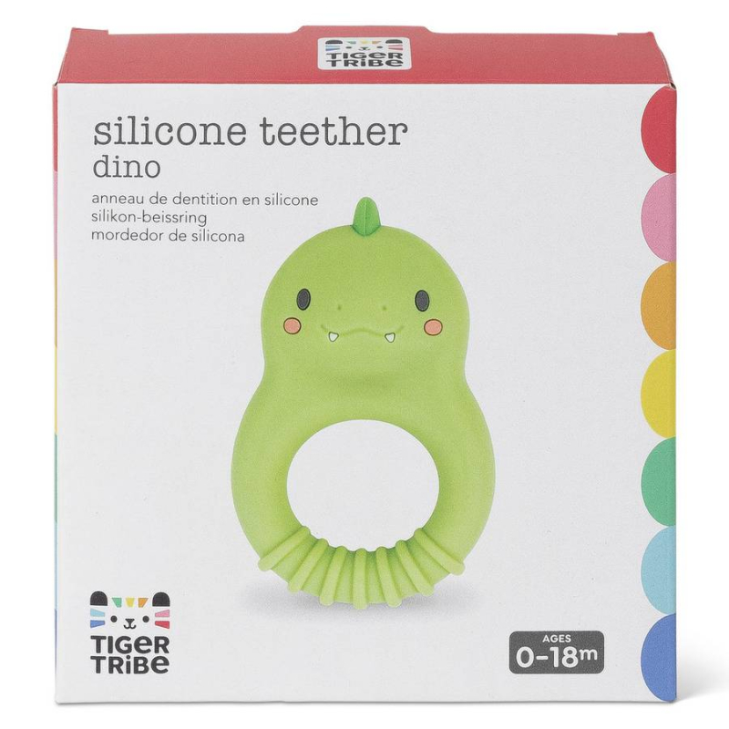 Μασητικό παιχνίδι Tiger Tribe Silicone Teether Dino