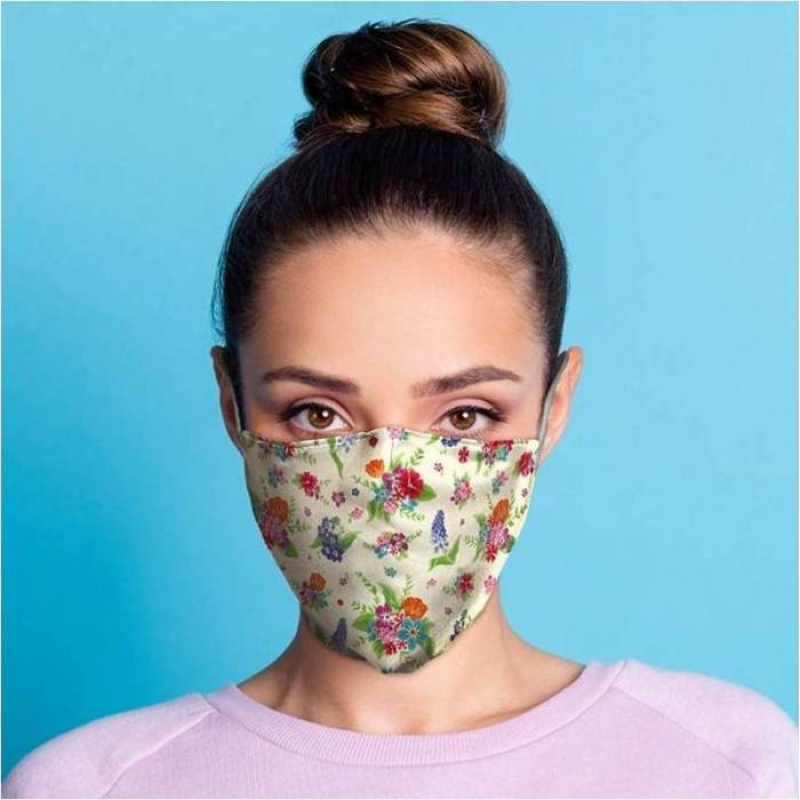 Μάσκα Puckator υφασμάτινη Botanical Reusable large