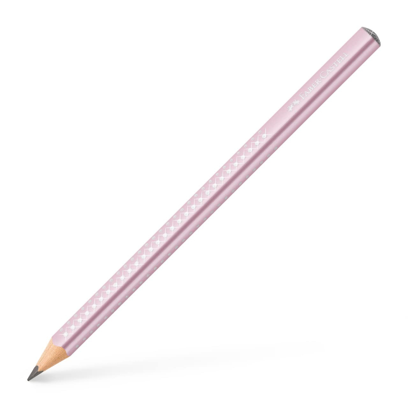 Μολύβι Faber Castell Jumbo Sparkle Metallic Cosmic II Ροζέ