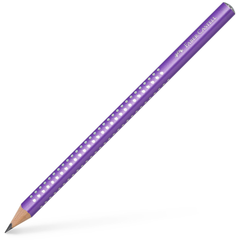 Μολύβι Faber Castell Jumbo Sparkle Metallic Cosmic II Βιολετί