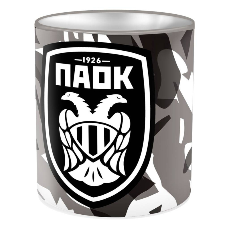 Μολυβοθήκη μεταλλική ΠΑΟΚ 10x11cm