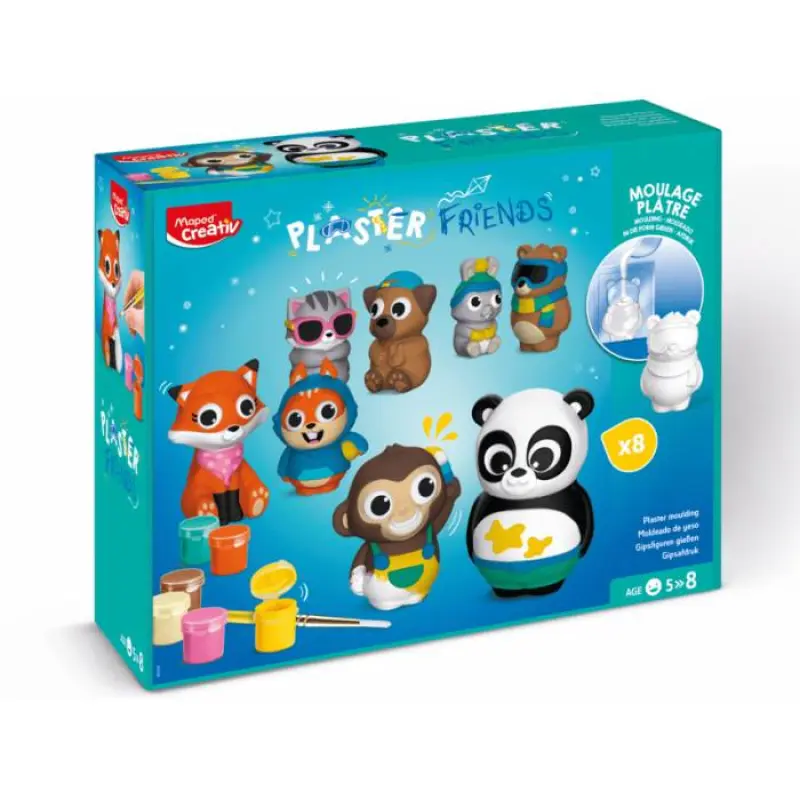 Μοντελισμός Maped Creative Plaster Friends 8τεμ