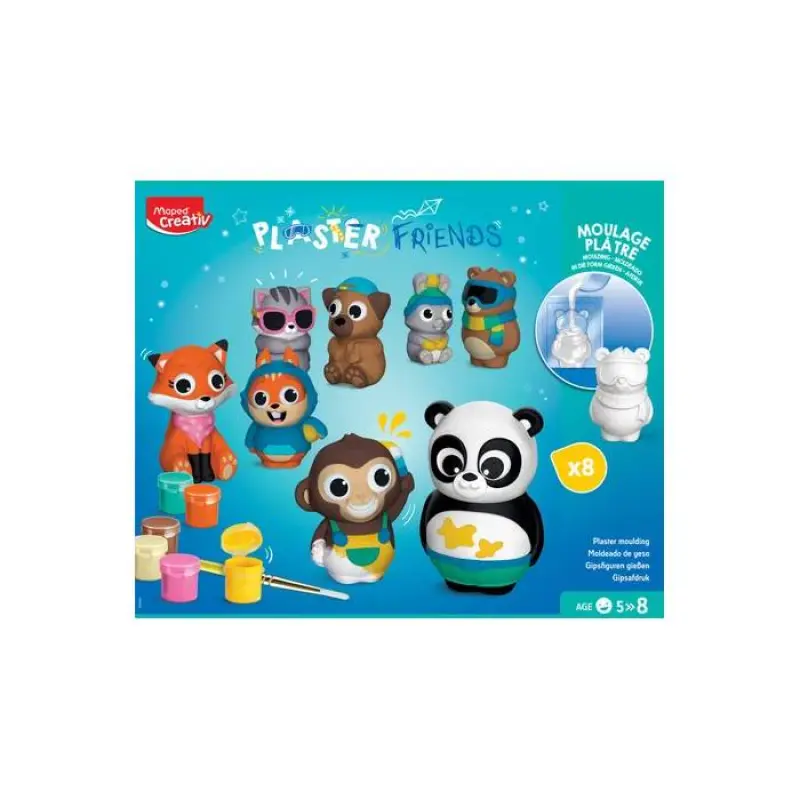 Μοντελισμός Maped Creative Plaster Friends 8τεμ