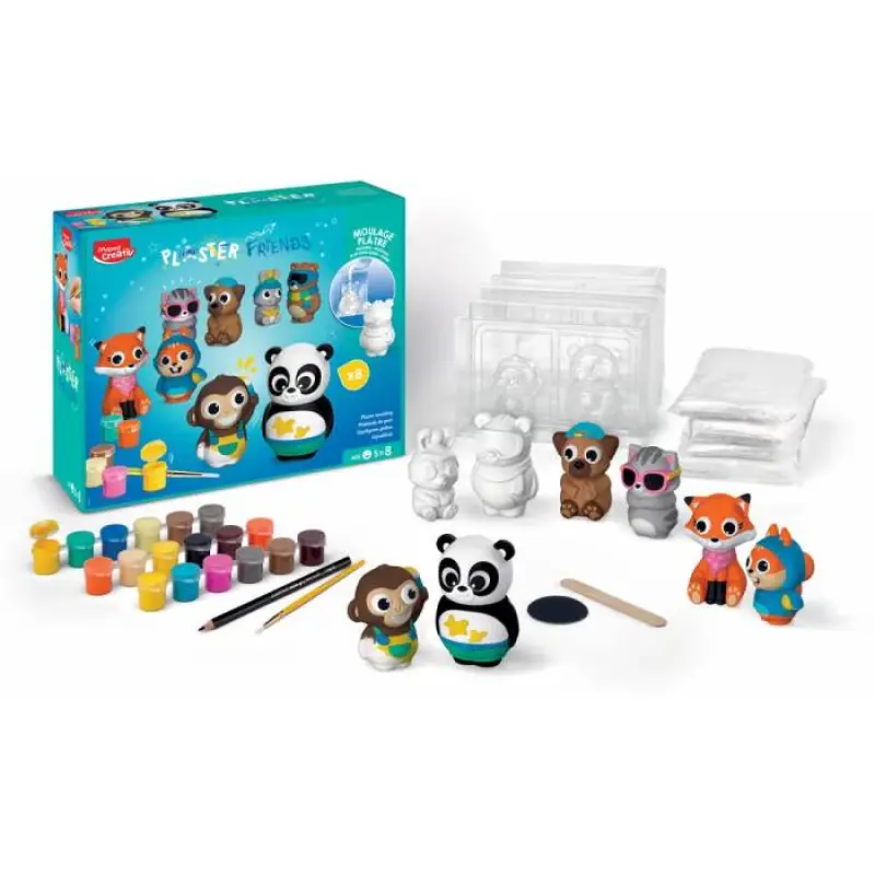 Μοντελισμός Maped Creative Plaster Friends 8τεμ