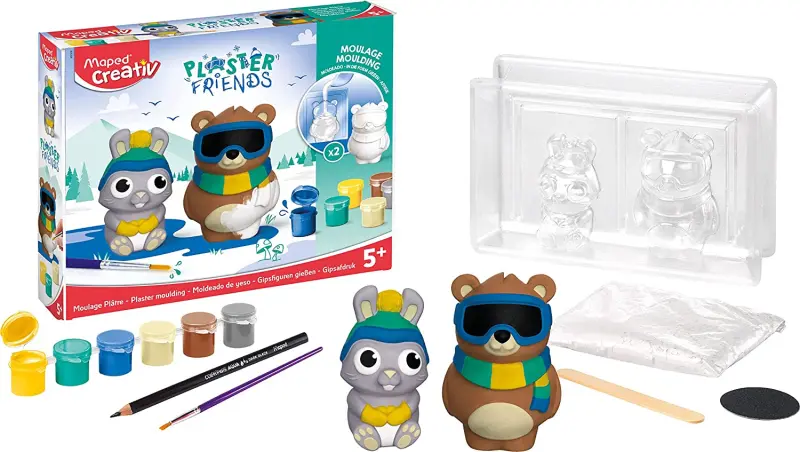 Μοντελισμός Maped Creative Plaster Friends Winter 2τεμ