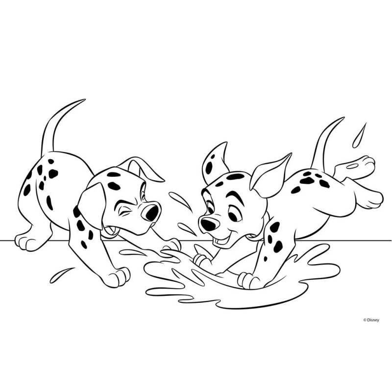 Μπλοκ Ζωγραφικής 101 Dalmatians 40φυλ.