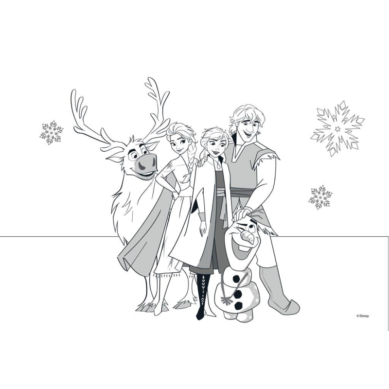 Μπλοκ Ζωγραφικής Frozen live your truth 40φυλ