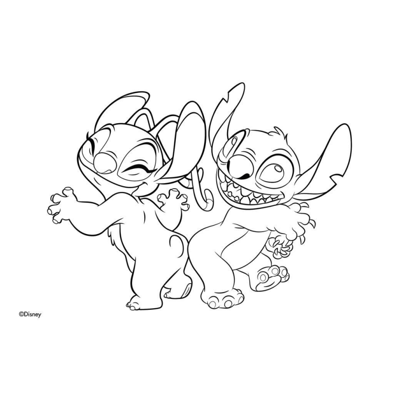 Μπλοκ Ζωγραφικής Lilo & Stitch 40φυλ 2 σχέδια